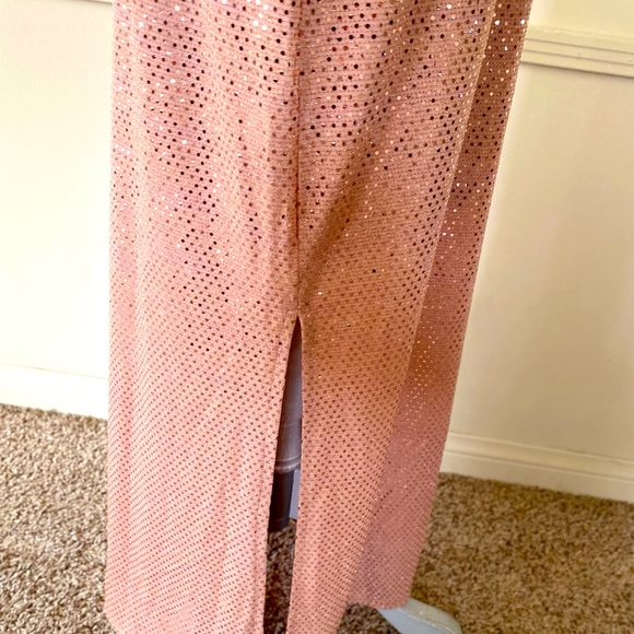 ALEX B NITES WOMAN ROSE GOLD SEQUIN  FORMAL DRESS PLUS SIZE 20W 🌟NWT🌟 - Picture 9 of 14